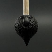 Load image into Gallery viewer, Sheep support spindle in Indian ebony and curly maple