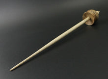 Load image into Gallery viewer, Cauldron spindle in maple burl and curly maple