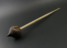 Load image into Gallery viewer, Sheep support spindle in walnut and curly maple