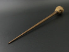 Load image into Gallery viewer, Bird bead spindle in maple burl and walnut