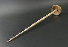 Load image into Gallery viewer, Tibetan style spindle in maple burl and curly maple
