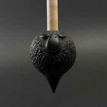 Load image into Gallery viewer, Sheep support spindle in Indian ebony and curly maple (&lt;font color=&quot;red&quot;&lt;b&gt;RESERVED&lt;/b&gt;&lt;/font&gt; for Marjan)