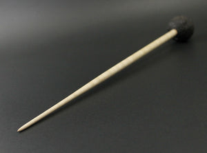 Sheep support spindle in Indian ebony and curly maple (<font color="red"<b>RESERVED</b></font> for Marjan)