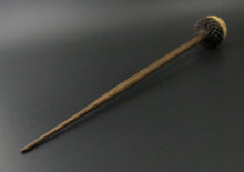 Load image into Gallery viewer, Acorn support spindle in Karelian birch and walnut