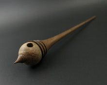 Load image into Gallery viewer, Birdhouse spindle in maple burl and walnut (&lt;font color=&quot;red&quot;&lt;b&gt;RESERVED&lt;/b&gt;&lt;/font&gt; for Ashley)