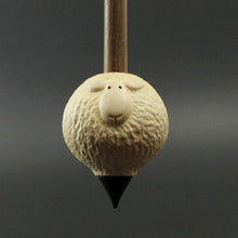 Load image into Gallery viewer, Sheep support spindle in holly and walnut