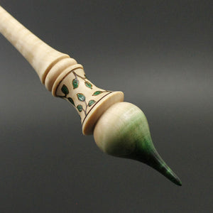 Russian style spindle in curly maple
