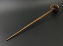 Load image into Gallery viewer, Acorn support spindle in Karelian birch and walnut