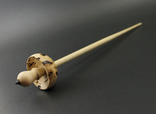 Load image into Gallery viewer, Mushroom support spindle in mappa burl and curly maple