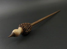 Load image into Gallery viewer, Mushroom support spindle in maple and walnut