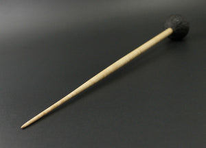 Sheep support spindle in Indian ebony and curly maple (<font color="red"<b>RESERVED</b></font> for Alice)