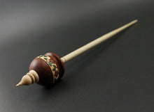 Load image into Gallery viewer, Cauldron spindle in padauk and curly maple