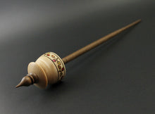 Load image into Gallery viewer, Teacup spindle in curly maple and walnut