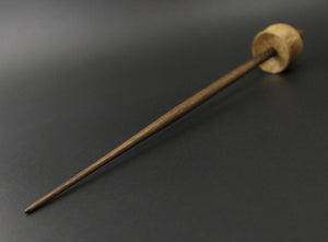Cauldron spindle in maple burl and walnut (<font color="red"<b>RESERVED</b></font> for Victoria)