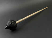 Load image into Gallery viewer, Sheep support spindle in Indian ebony and curly maple (&lt;font color=&quot;red&quot;&lt;b&gt;RESERVED&lt;/b&gt;&lt;/font&gt; for Katrin)