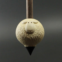 Load image into Gallery viewer, Sheep support spindle in holly and walnut