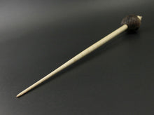 Load image into Gallery viewer, Hedgehog bead spindle in walnut and curly maple