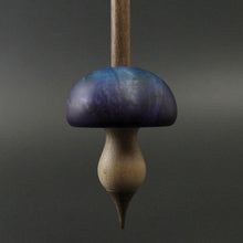 Load image into Gallery viewer, Mushroom support spindle in hand dyed maple burl and walnut