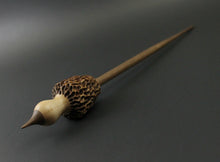 Load image into Gallery viewer, Morel mushroom support spindle in maple and walnut