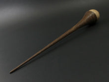 Load image into Gallery viewer, Birdhouse spindle in maple burl and walnut