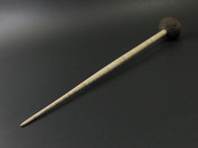 Load image into Gallery viewer, Sheep support spindle in walnut and curly maple