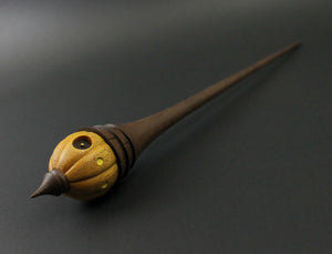 Wee folk spindle in osage orange and walnut