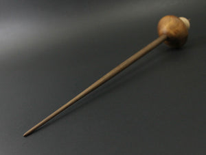 Mushroom support spindle in amboyna, maple, and walnut (<font color="red"<b>RESERVED</b></font> for Beth)
