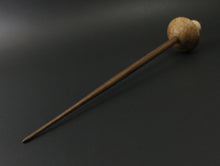 Load image into Gallery viewer, Mushroom support spindle in maple burl and walnut (&lt;font color=&quot;red&quot;&lt;b&gt;RESERVED&lt;/b&gt;&lt;/font&gt; for Jess)