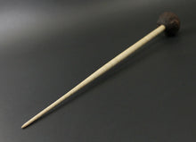 Load image into Gallery viewer, Sheep support spindle in walnut and curly maple