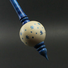 Load image into Gallery viewer, Bead spindle in holly and hand dyed curly maple