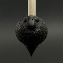 Load image into Gallery viewer, Sheep support spindle in Indian ebony and curly maple