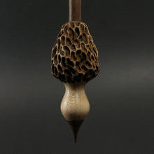 Load image into Gallery viewer, Morel mushroom support spindle in maple and walnut