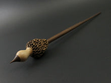 Load image into Gallery viewer, Morel mushroom support spindle in maple and walnut