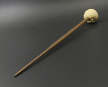 Load image into Gallery viewer, Sheep support spindle in holly and walnut