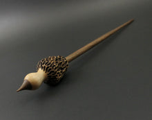 Load image into Gallery viewer, Morel mushroom support spindle in maple and walnut (&lt;font color=&quot;red&quot;&lt;b&gt;RESERVED&lt;/b&gt;&lt;/font&gt; for Erica)