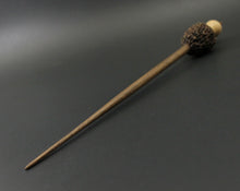 Load image into Gallery viewer, Morel mushroom support spindle in maple and walnut (&lt;font color=&quot;red&quot;&lt;b&gt;RESERVED&lt;/b&gt;&lt;/font&gt; for Erica)