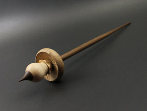 Mushroom support spindle in maple burl and walnut (<font color="red"<b>RESERVED</b></font> for Phyllis)