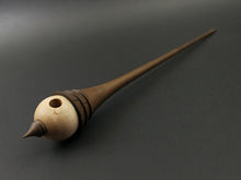 Load image into Gallery viewer, Birdhouse spindle in birdseye maple and walnut (&lt;font color=&quot;red&quot;&lt;b&gt;RESERVED&lt;/b&gt;&lt;/font&gt; for Amberly)