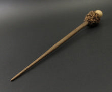 Load image into Gallery viewer, Morel mushroom support spindle in maple and walnut