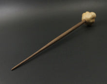 Load image into Gallery viewer, Mushroom support spindle in maple and walnut (&lt;font color=&quot;red&quot;&lt;b&gt;RESERVED&lt;/b&gt;&lt;/font&gt; for Hypatia)