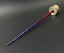 Load image into Gallery viewer, Teacup spindle in holly and hand dyed curly maple