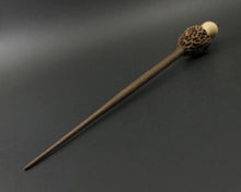 Load image into Gallery viewer, Morel mushroom support spindle in maple and walnut