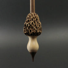 Load image into Gallery viewer, Morel mushroom support spindle in maple and walnut