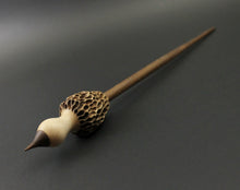 Load image into Gallery viewer, Morel mushroom support spindle in maple and walnut