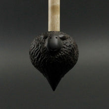 Load image into Gallery viewer, Sheep support spindle in Indian ebony and curly maple