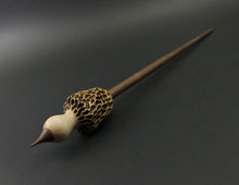 Load image into Gallery viewer, Morel mushroom support spindle in maple and walnut