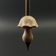 Load image into Gallery viewer, Mushroom support spindle in maple and walnut (&lt;font color=&quot;red&quot;&lt;b&gt;RESERVED&lt;/b&gt;&lt;/font&gt; for Rosane)