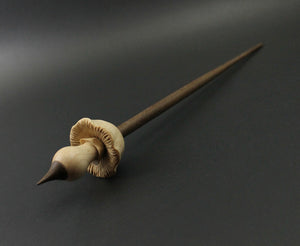 Mushroom support spindle in maple and walnut (<font color="red"<b>RESERVED</b></font> for Rosane)