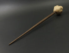 Load image into Gallery viewer, Mushroom support spindle in maple and walnut (&lt;font color=&quot;red&quot;&lt;b&gt;RESERVED&lt;/b&gt;&lt;/font&gt; for Rosane)