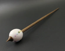 Load image into Gallery viewer, Egg bead spindle in maple and walnut
